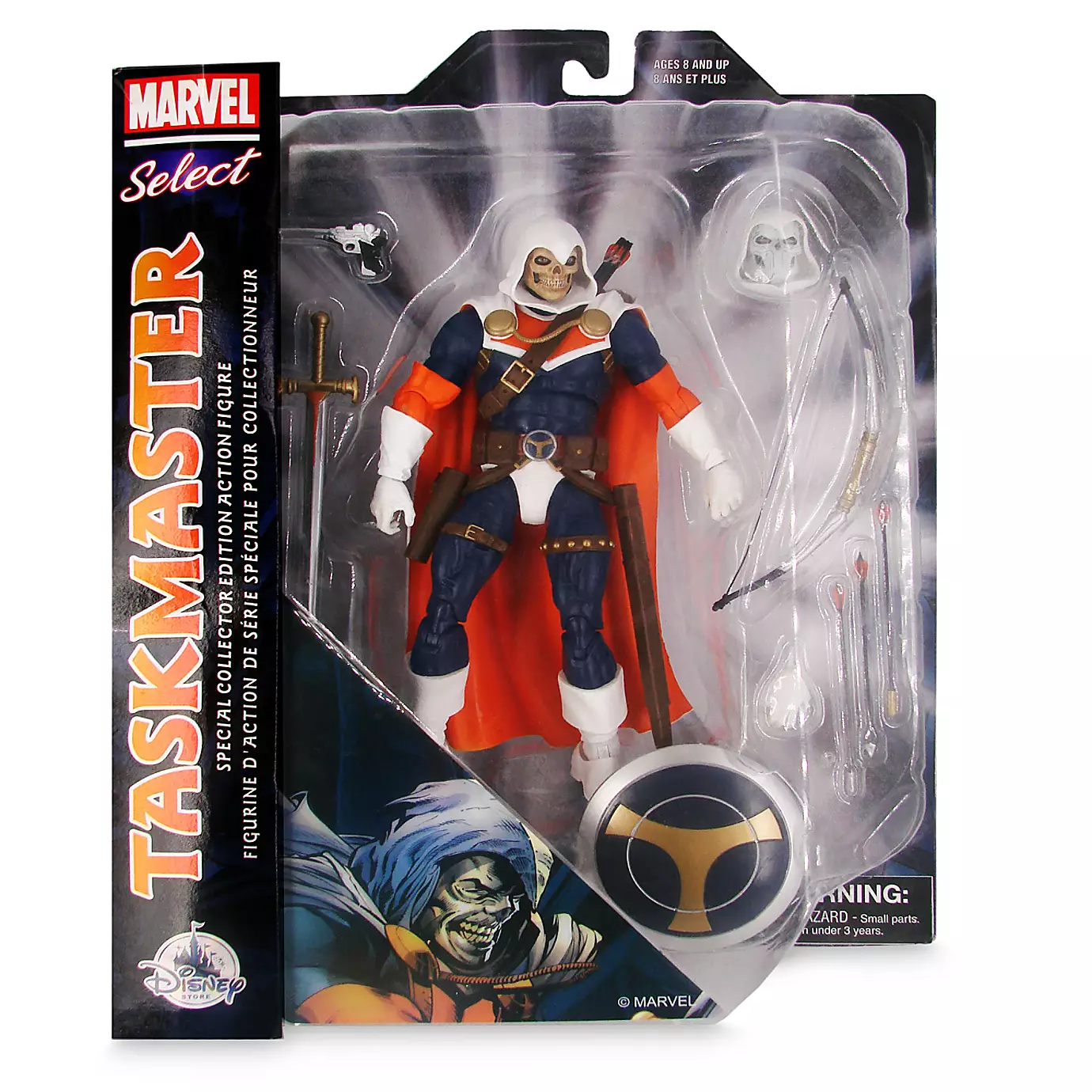ComicStyled Taskmaster Gets a Detailed Marvel Select Figure